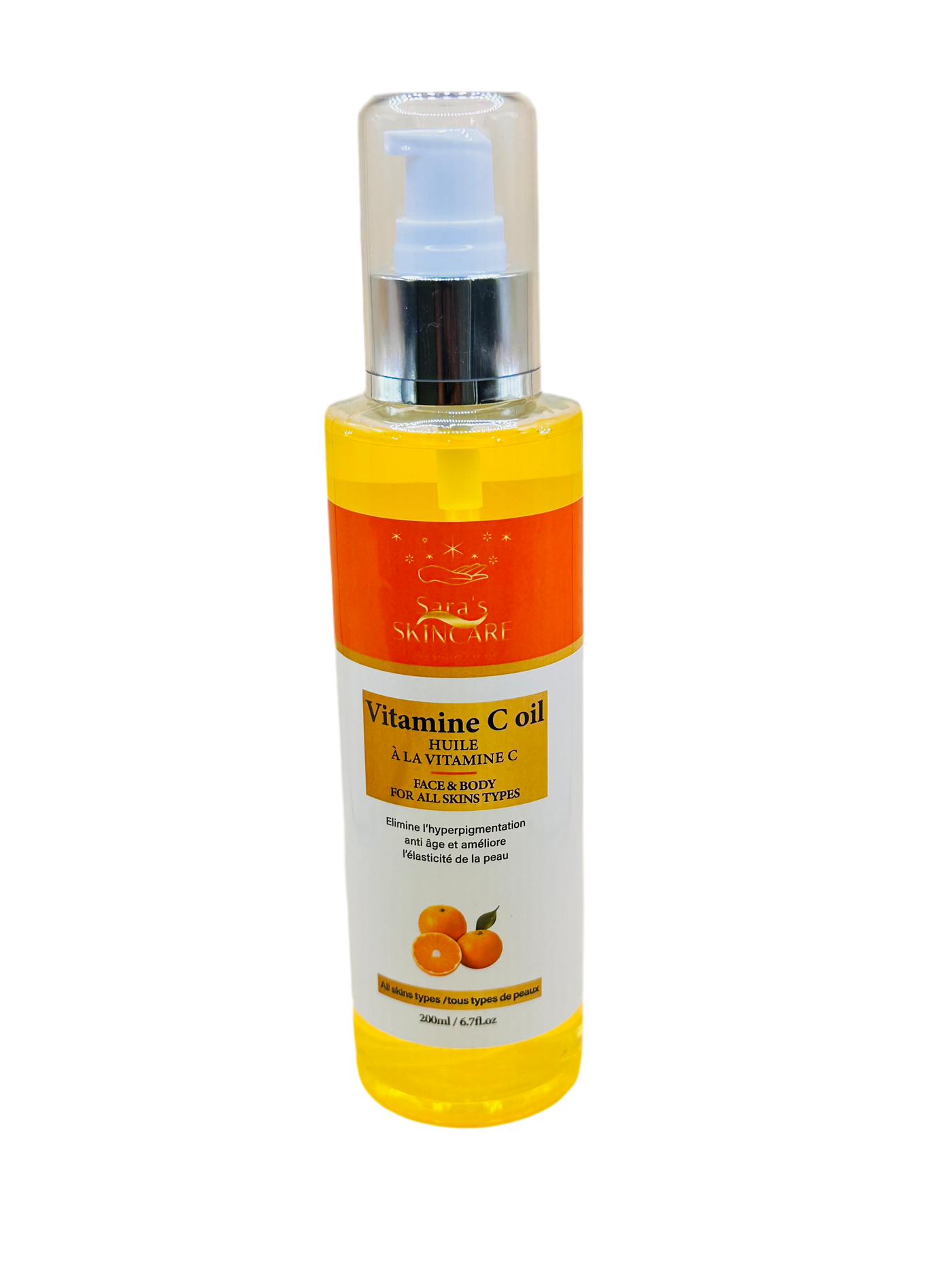 Vitamin C body oil vitamin