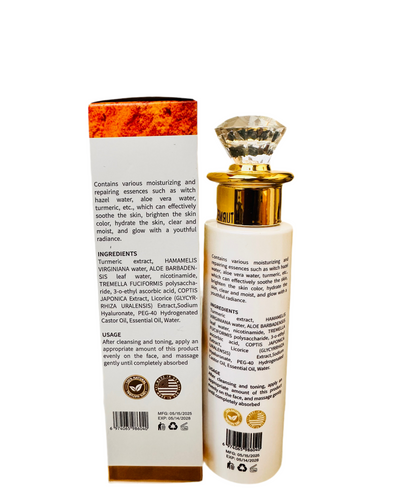 Brightening face and body serums removing imperfections