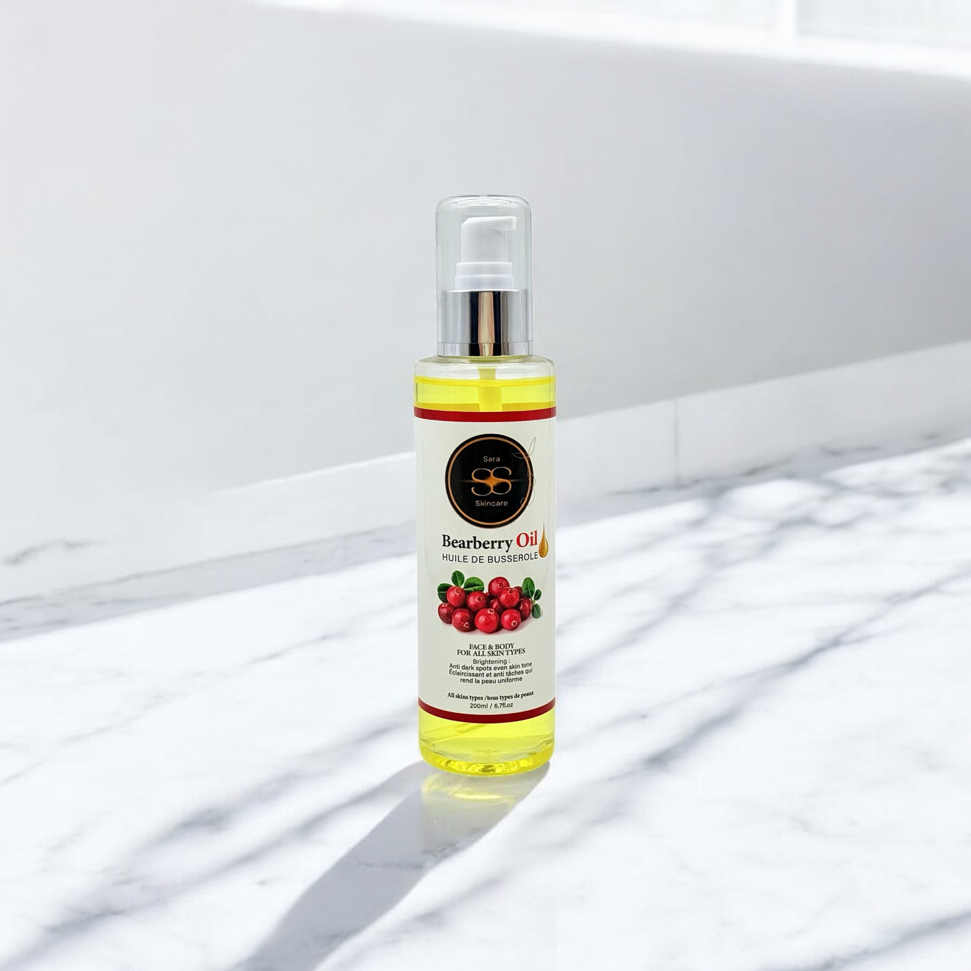 Bearberry body oil/ Hule de busserole