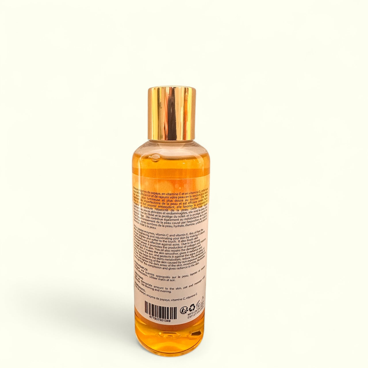 Carrot body oil